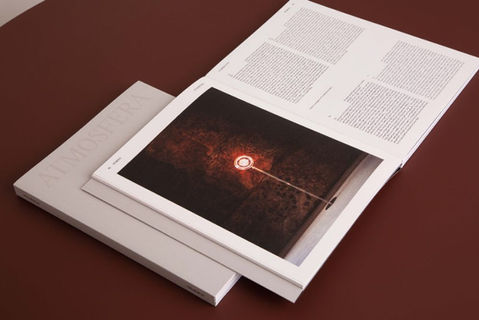 mockup of the magazine Atmosfera