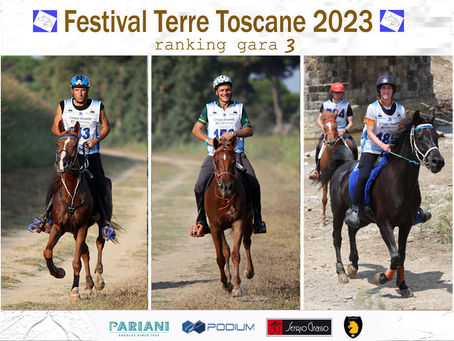 RANKING FESTIVAL TERRE TOSCANE 2023 - CLASSIFICHE DOPO GARA 3