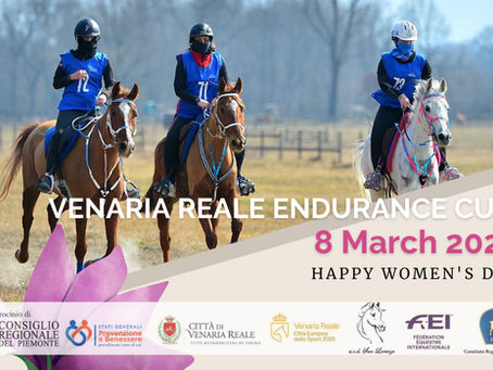 "VENARIA REALE ENDURANCE CUP 2025": SPORT ED EMOZIONI PER LA FESTA DELLA DONNA