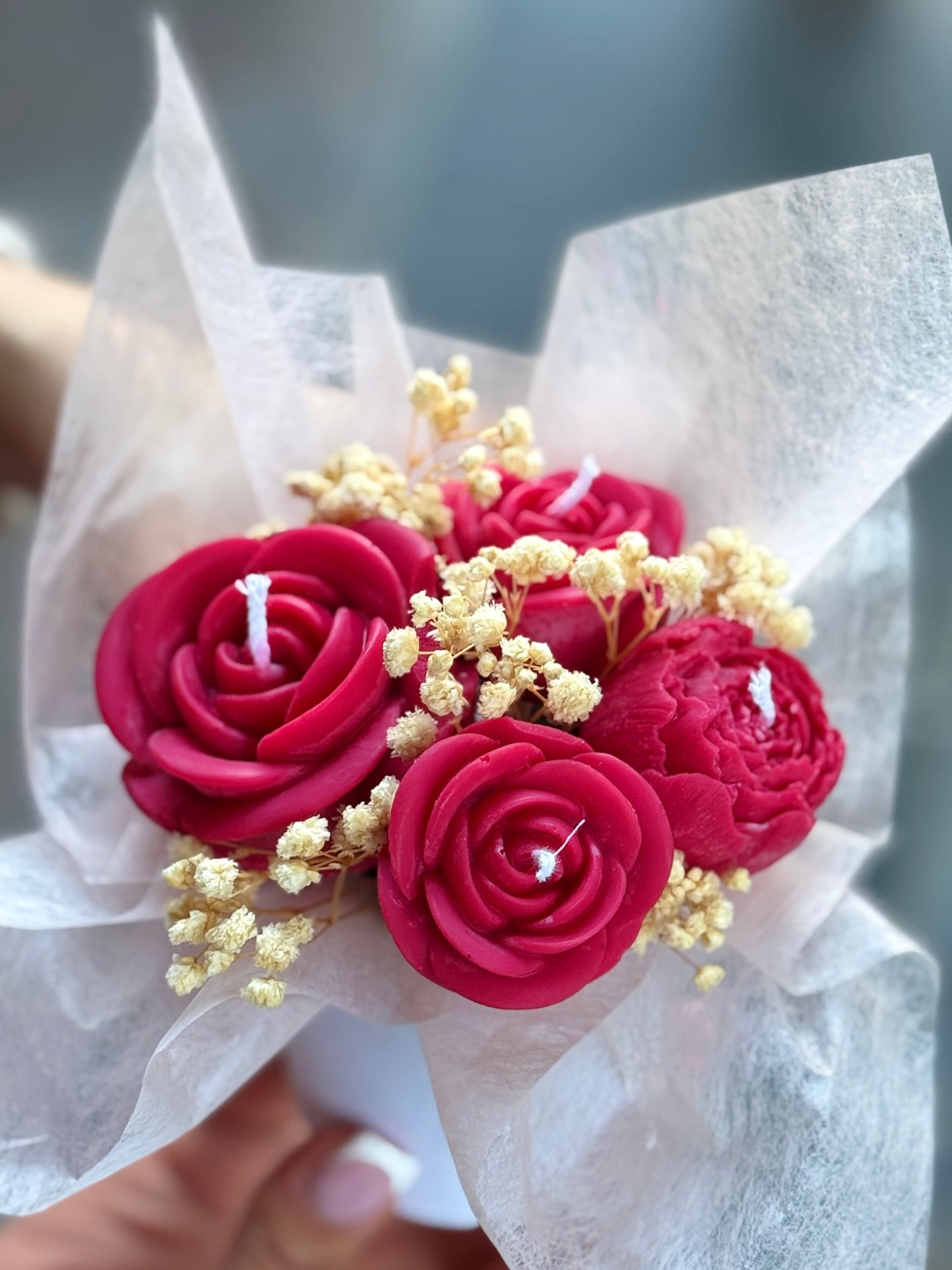 Bouquet bougie ROSIE