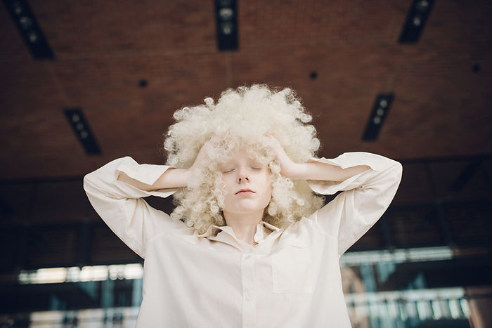 Woman with Wig