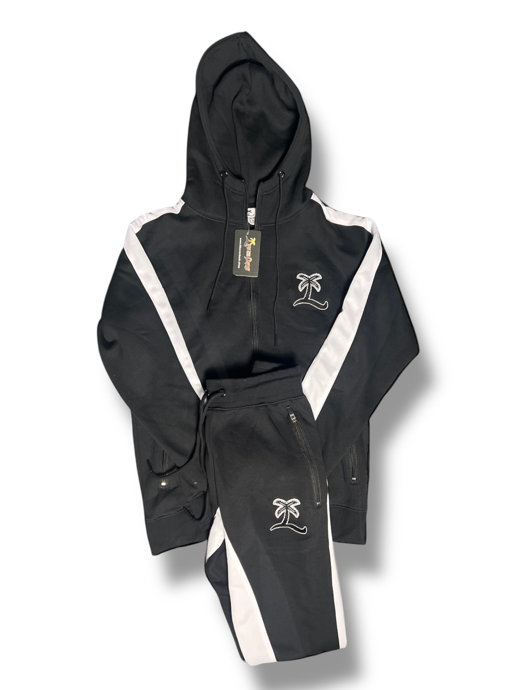 Tree Black Jogger Set