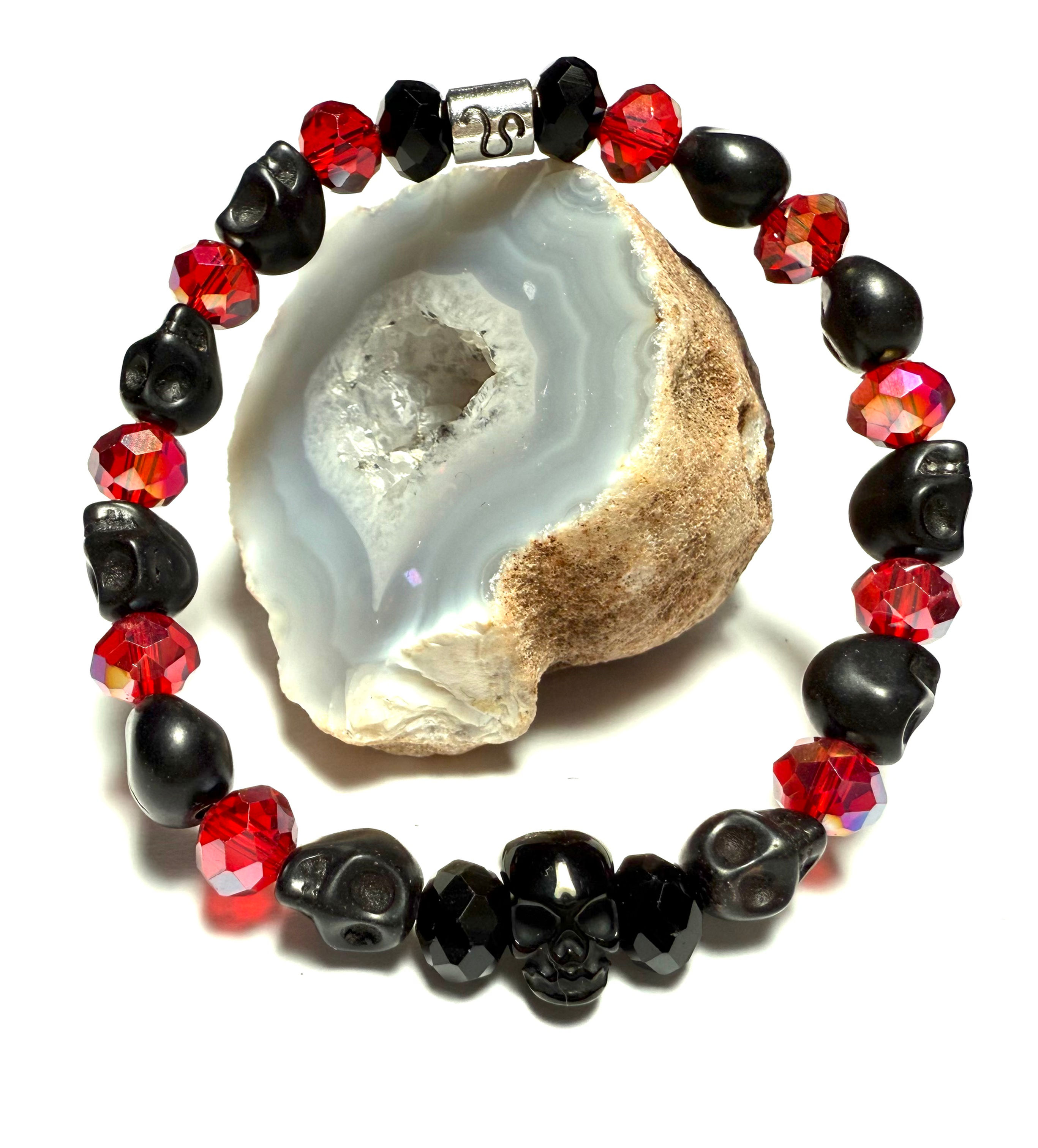 Black Onyx Skull Riot