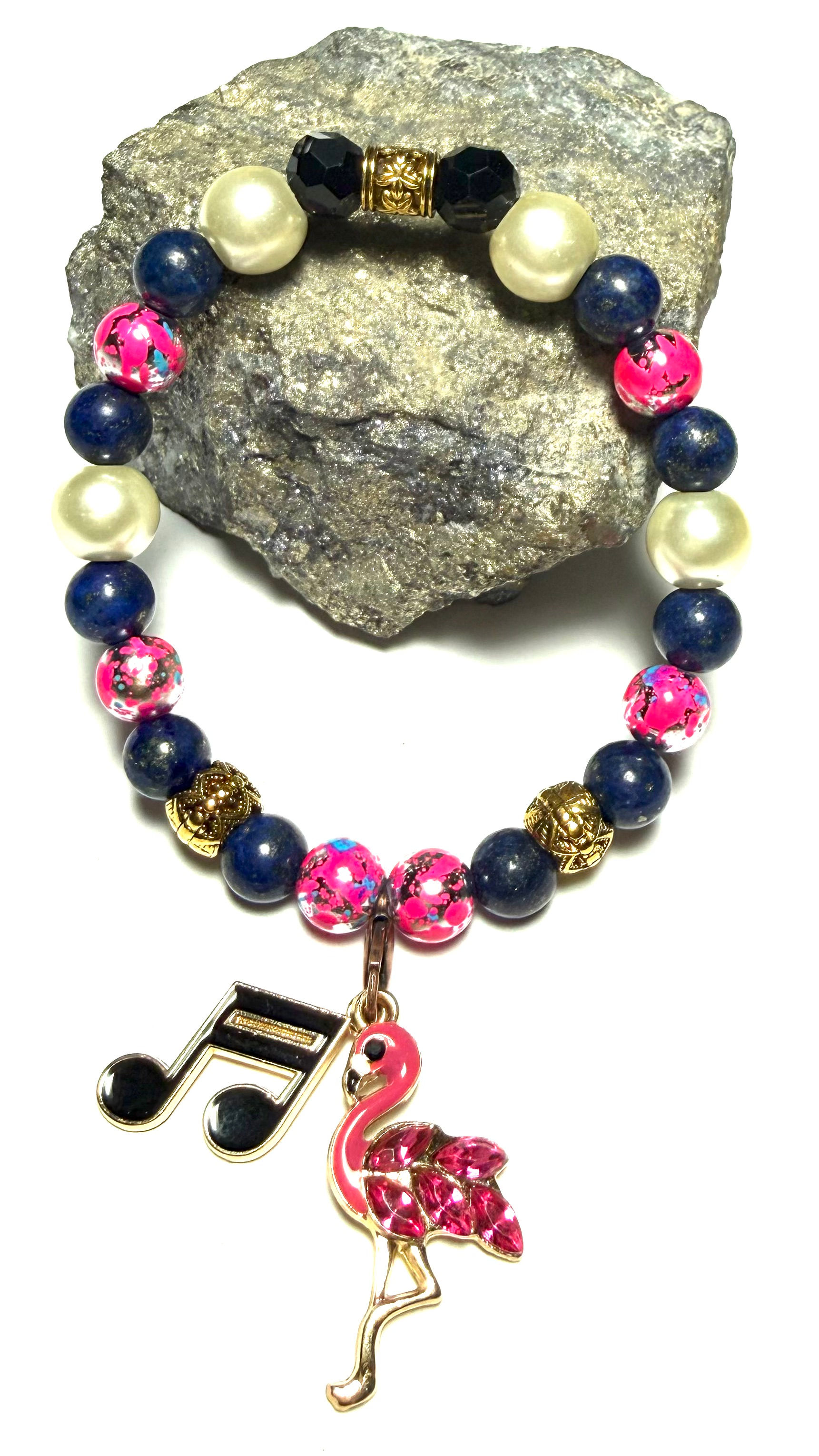 Flamingo Rhythm Bracelet Interchangeable Charms