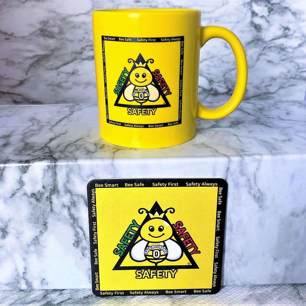 Thumbnail: Coffee Mug, Coaster, Stress Reliever, First Aid Kit, and Sticker + Magnet