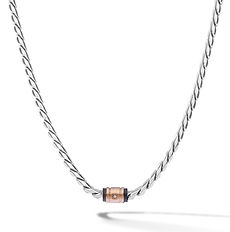 Roostevabast terasest kaelakee, roosa ja must pvd ning valge teemant kollektsioon DIAMONDS Silt Comete Ehted