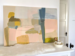 colorful abstract art, abstract art for sale, large abstract painting, modern art for home, contempo