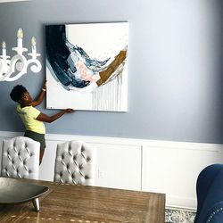 colorful abstract art, abstract art for sale, large abstract painting, modern art for home, contempo