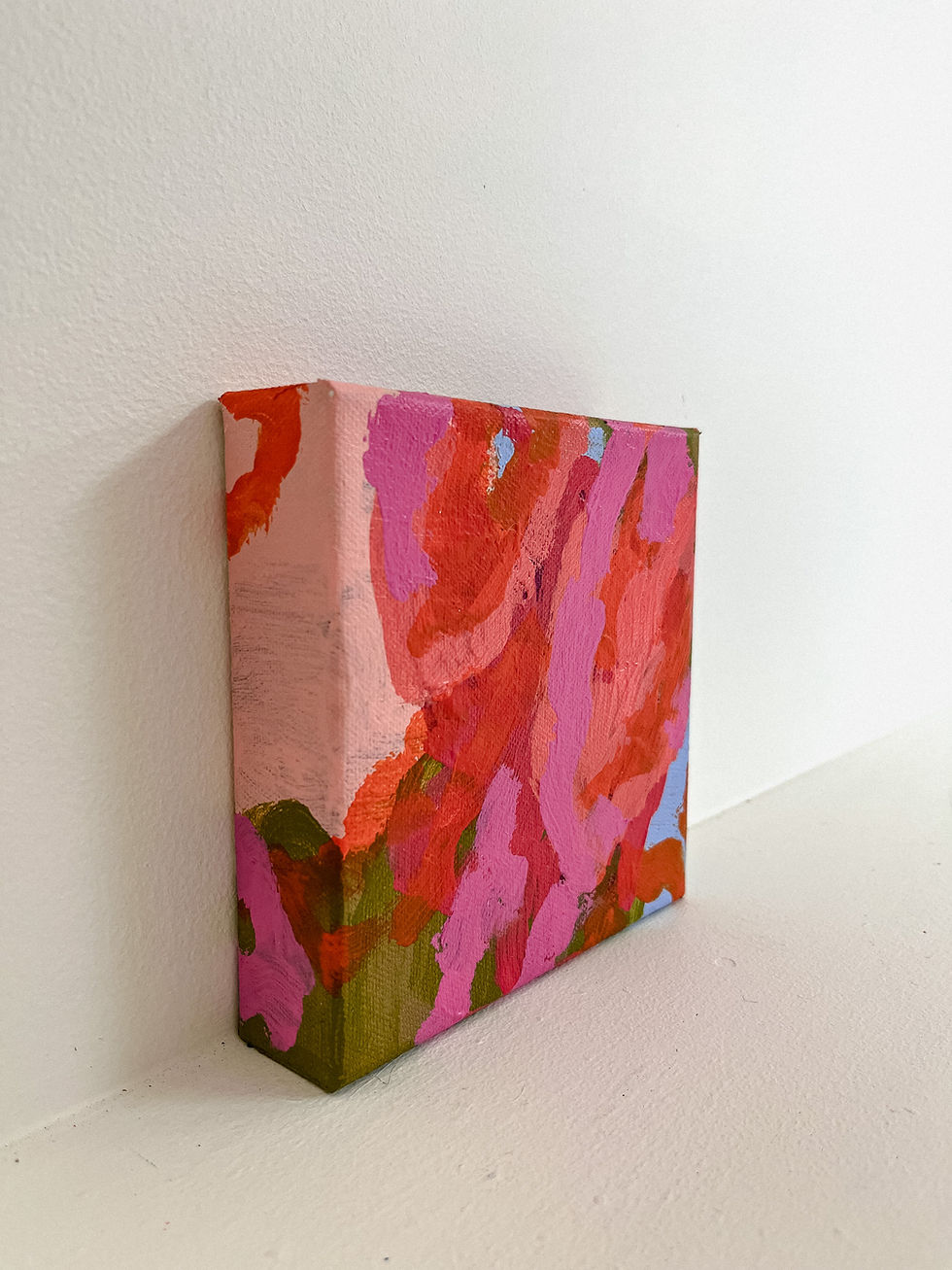 Thumbnail: colorful contemporary abstract painting inspired by florals