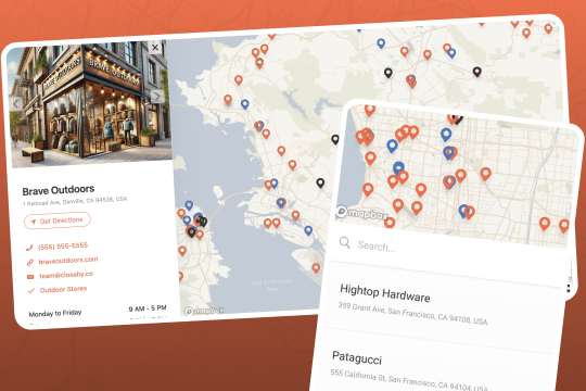 Closeby - Store Locator Map banner