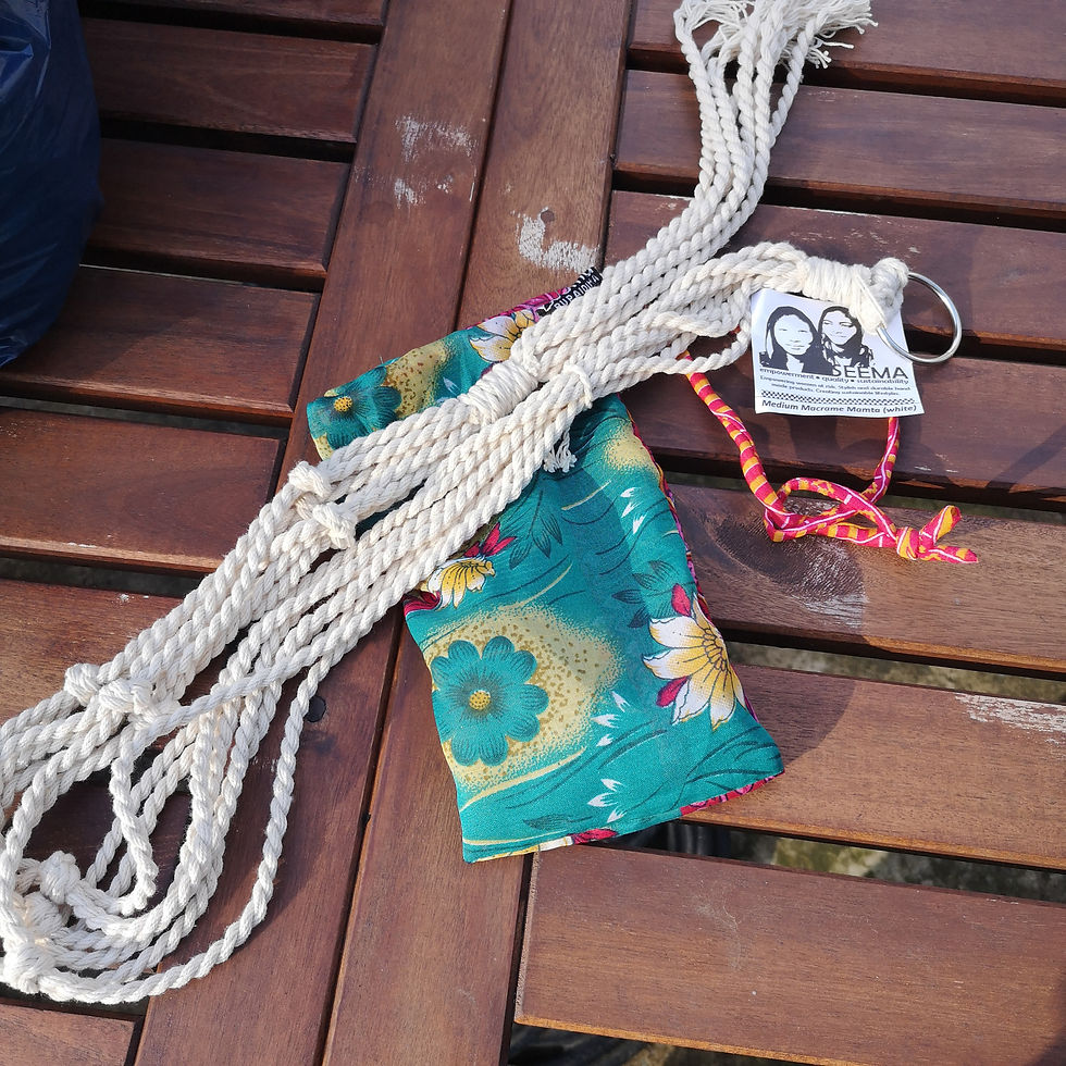 Thumbnail: Plant Hanger : Mamta (small) White