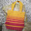 Thumbnail: Small Tote Bag : Mustard & Red