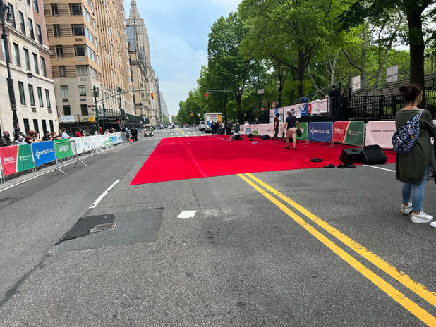 Event carpet rental and installation. 