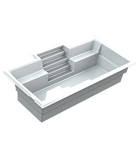 Piscine Mova à fond plat 12'x22'