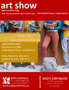 Student Show Submission Info Poster