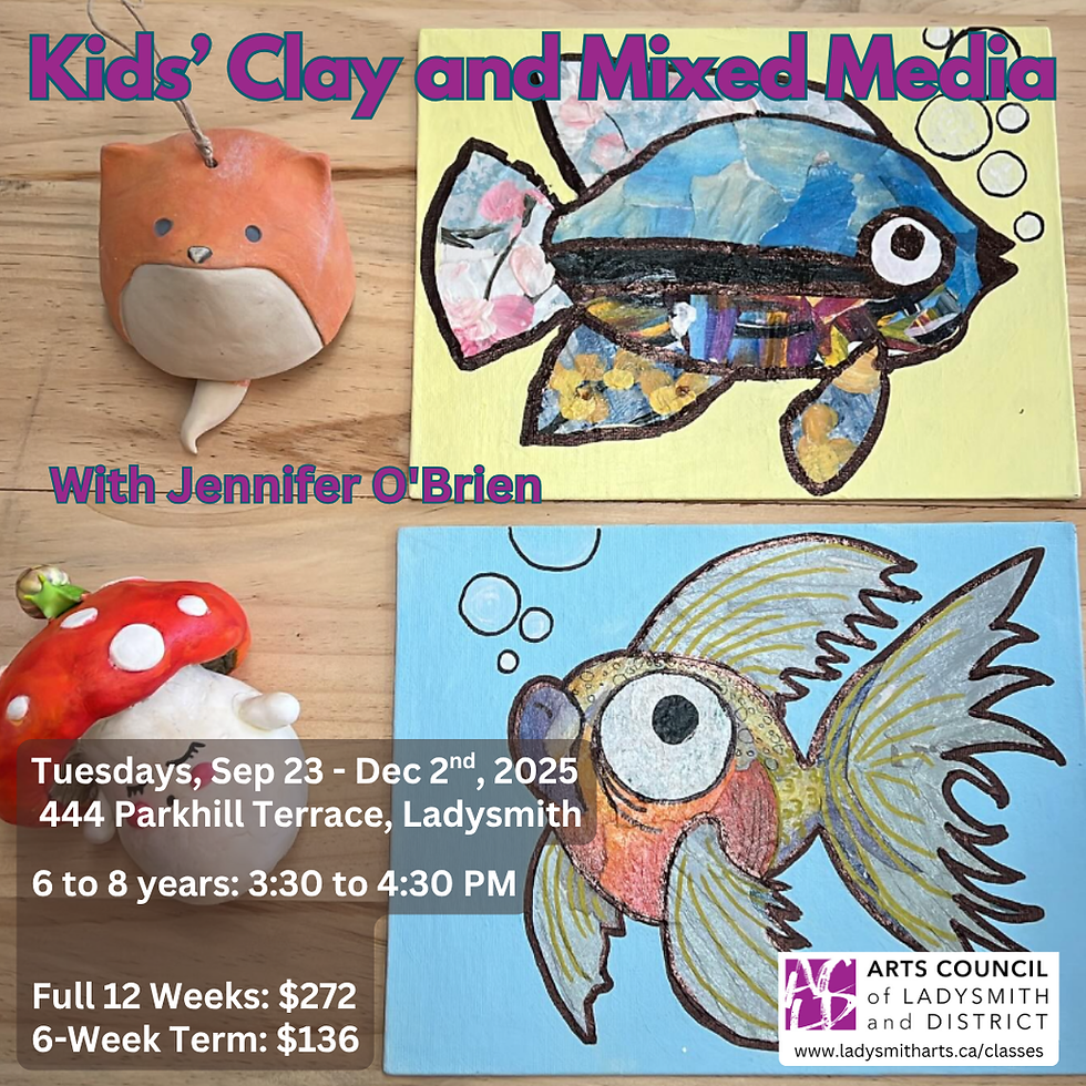 Kids' Clay & Mixed Media- 6-8 Year Old