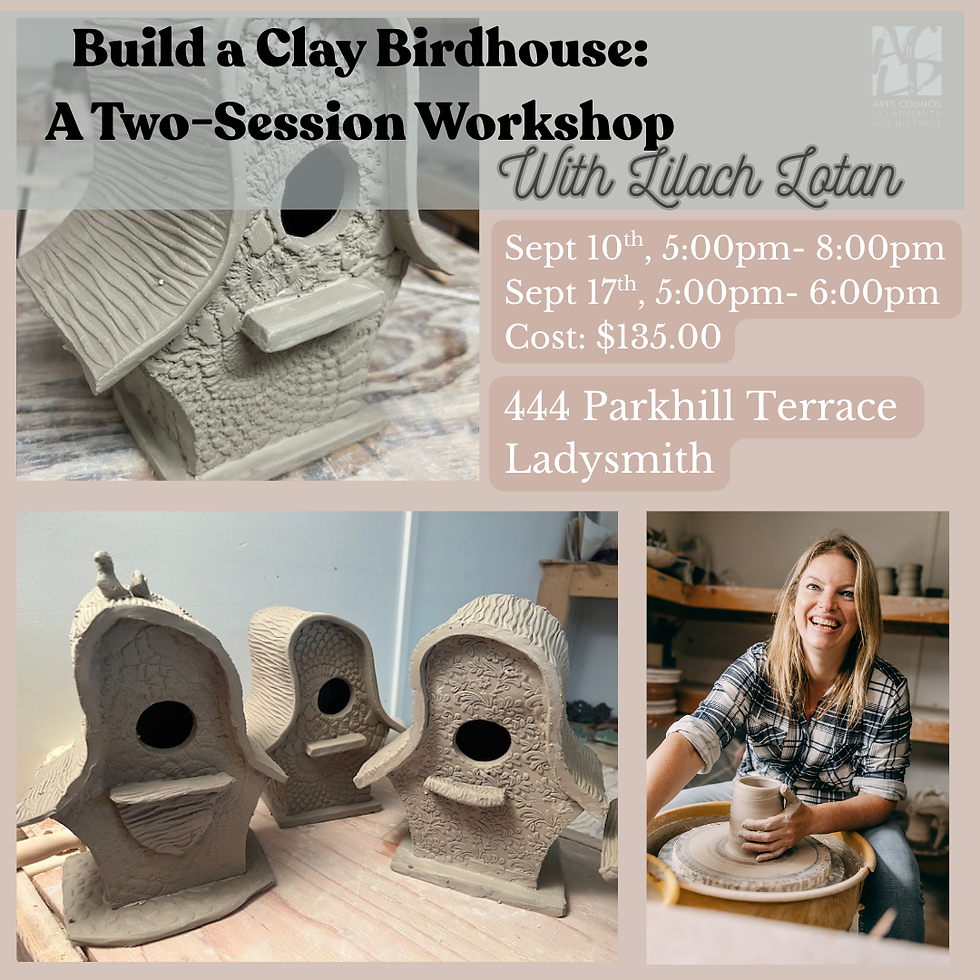 Build a Clay Birdhouse: A Two-Session Workshop with Lilach Lotan