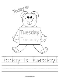 Today is Tuesday!!