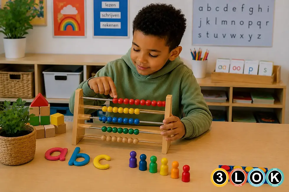 Rekenen met rekenrek groep 3 3lok onderwijs