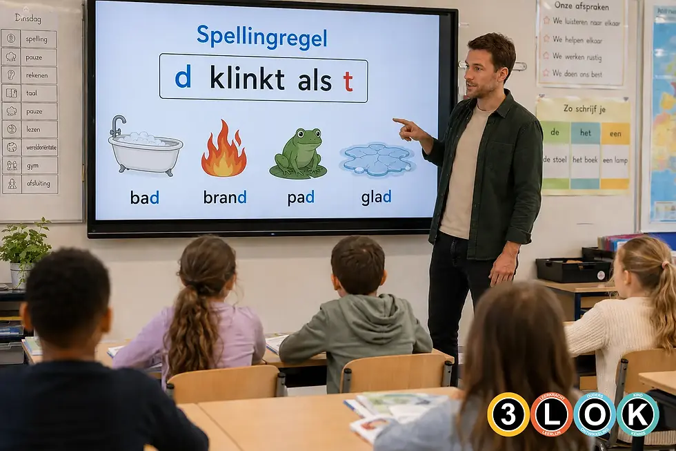 Spellingregel aanleren in groep 4