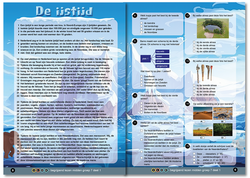 Thumbnail: rekenen taal begrijpend lezen groep 7 midden