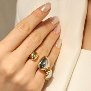 7272 - Anel Nyre Duo Mix Prata/Dourado
7270 - Anel Nire Ajustável Mix Prata/Dourado