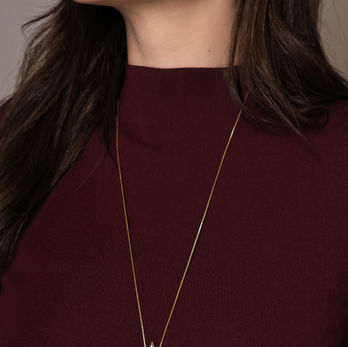 3876 - Brinco Meia Gota Tresse
3915 - Colar Gota Tresse