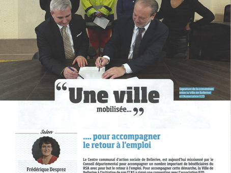 Signature de la convention entre Bellerive sur Allier et E2D.