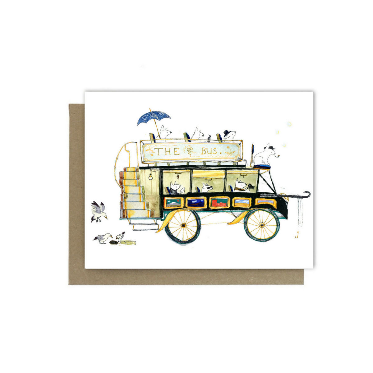 Birthday Card ---Bus