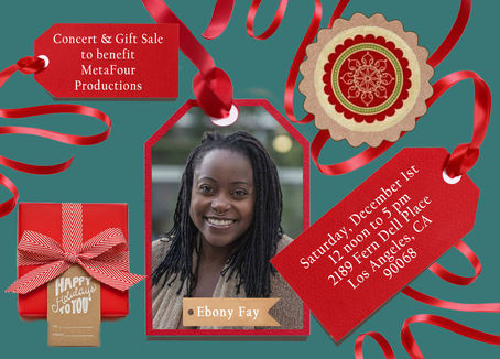 MetaFour's Concert in the Dell on Saturday, December 1, 2018 from noon to 5:00 p.m. Concert at 2:30