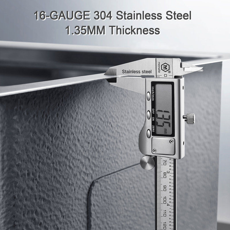 Thumbnail: HIGOLD 30" L Workstation Undermount 16G Stainless Steel Kitchen Sink