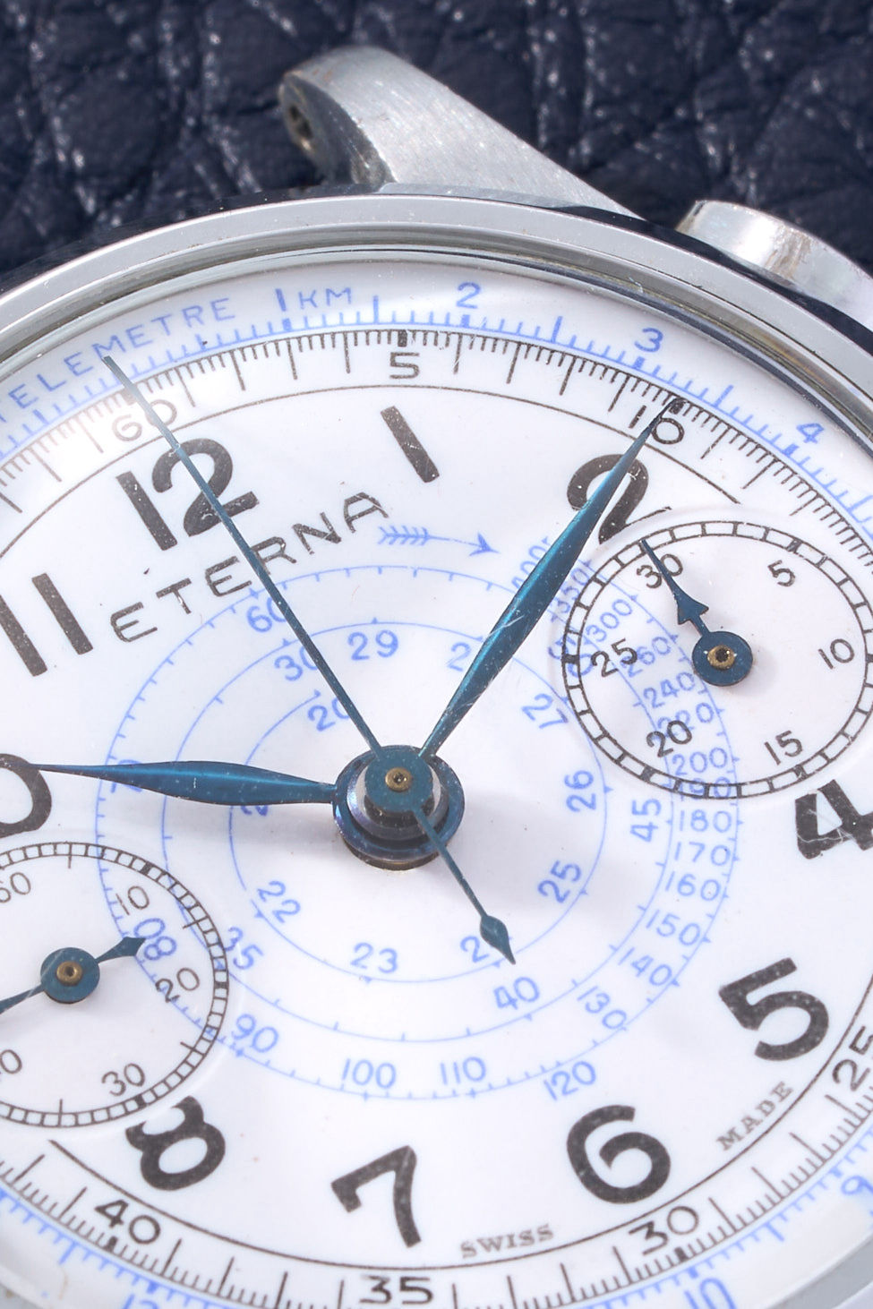 Thumbnail: Eterna chronograph Porcelaine Dial