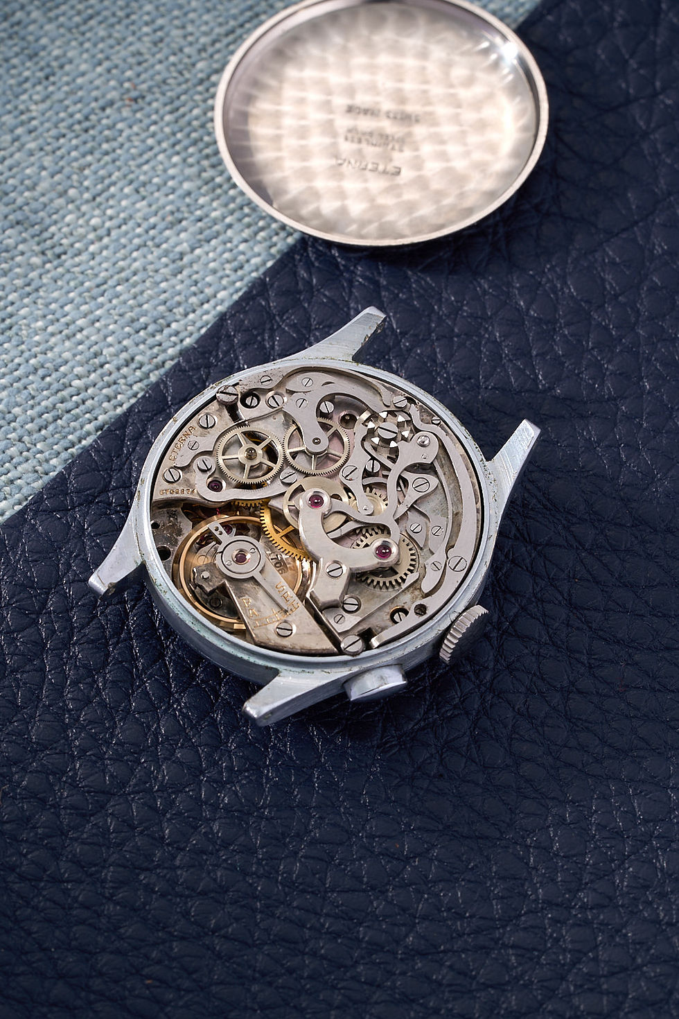 Thumbnail: Eterna chronograph Porcelaine Dial