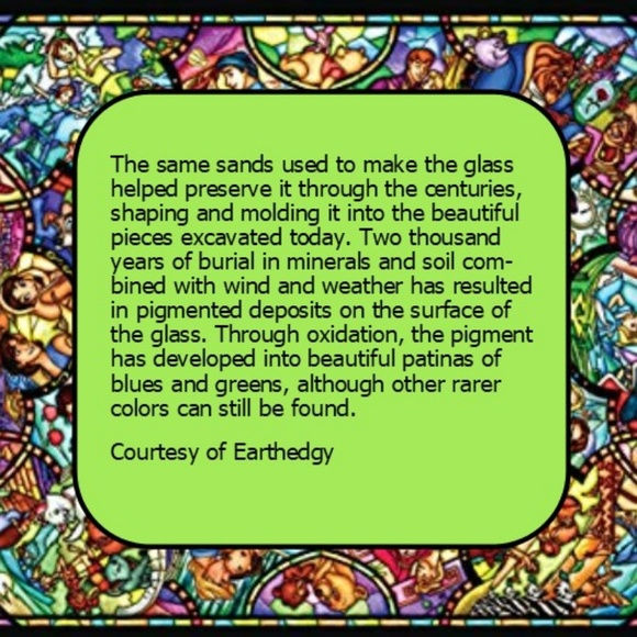 Thumbnail: Ancient Roman Glass Sterling Ring