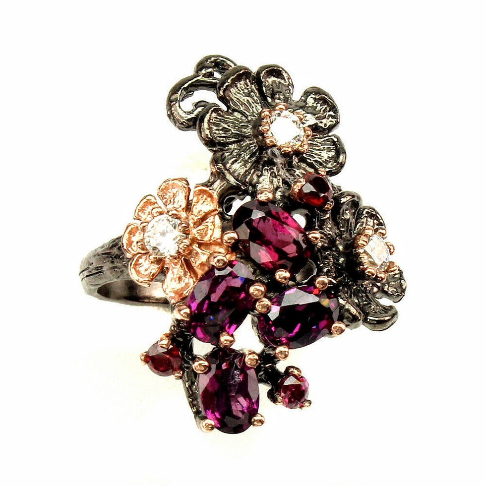 Thumbnail: Garnet Artisan Ring