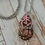 Thumbnail: Deer Love Rhodonite Pendent