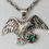 Thumbnail: American Eagle Sterling & Abalone Pendant