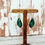 Thumbnail: Arzurite in Chrysocolla Sterling Earrings