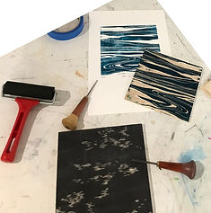 atelier cours et stages gravure taille d'épargne sur bois