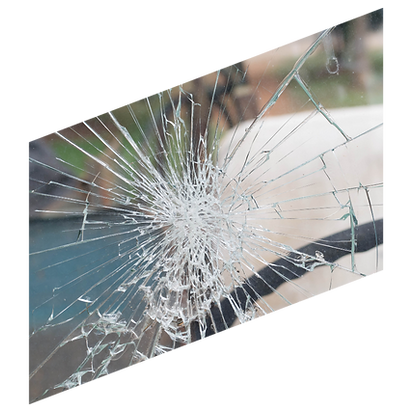 cracked glass