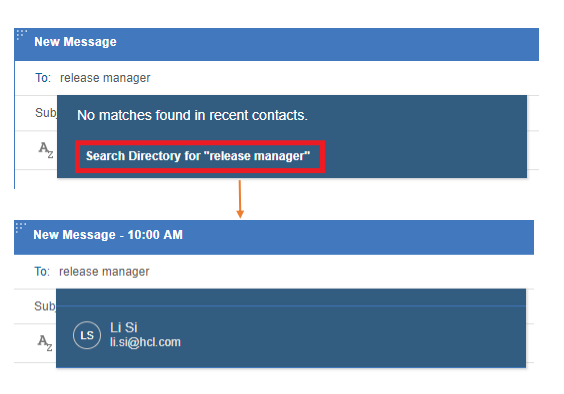 verse on premises search directory function