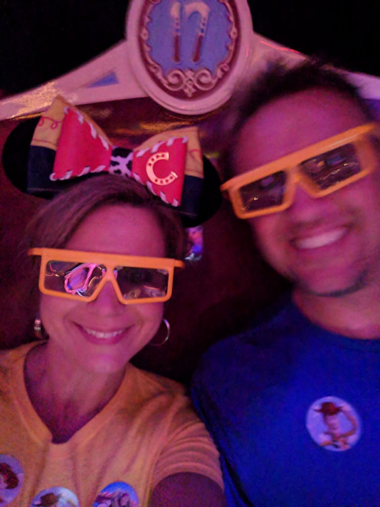toy story mania selfie