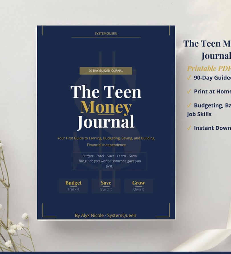 The Teen Money Journal Printable PDF