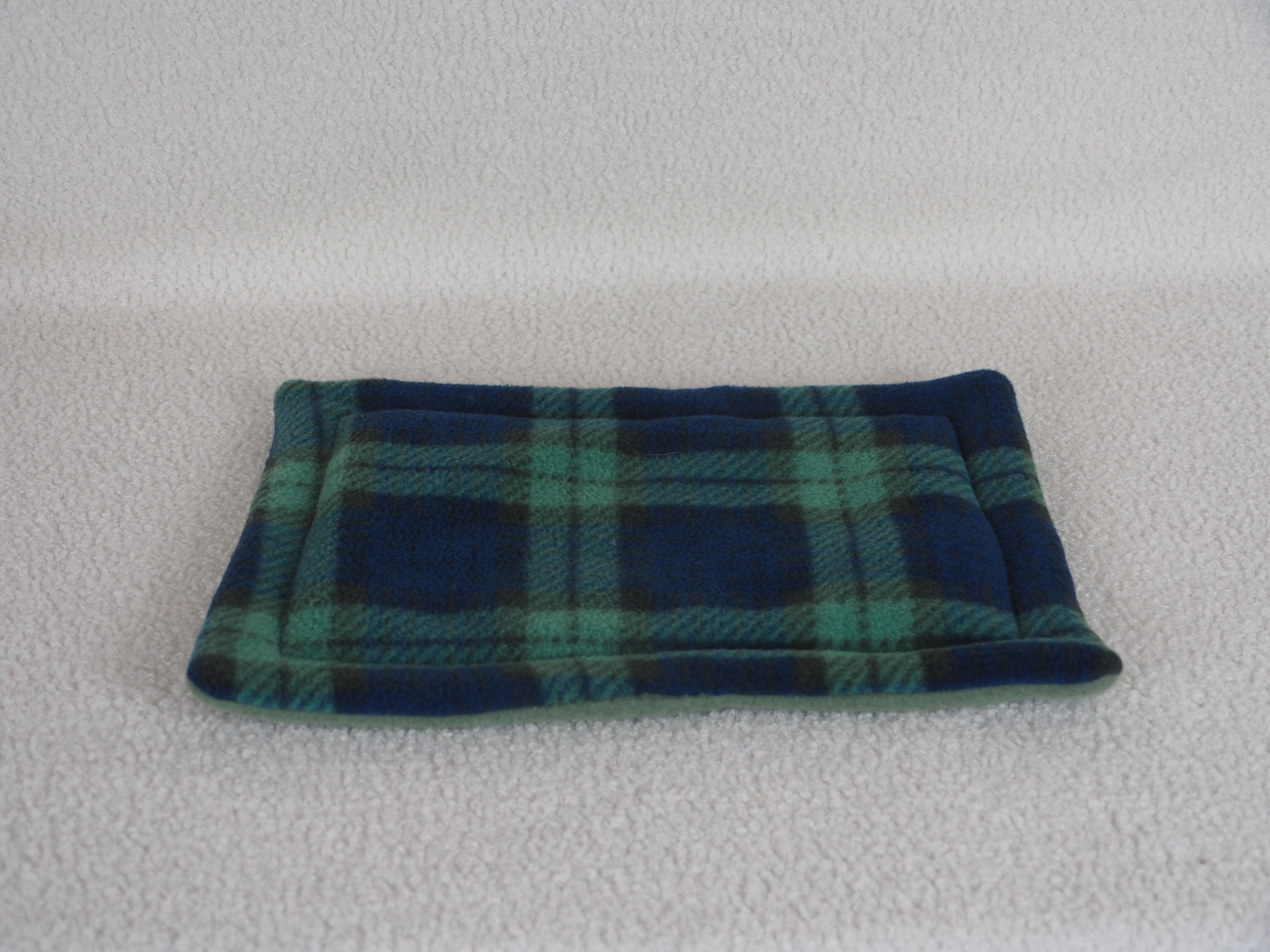 Green Tartan Pee Mat 