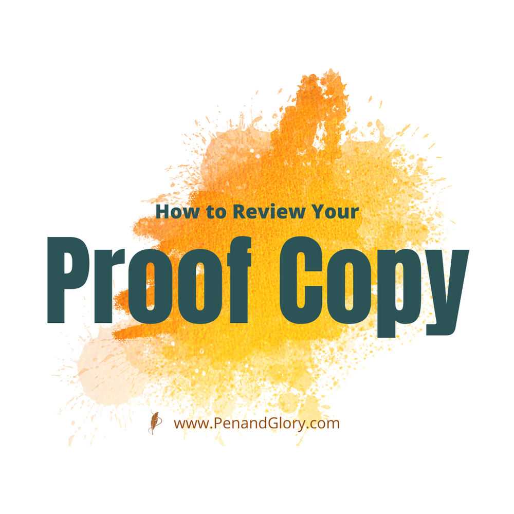 How to Review Your Proof Copy