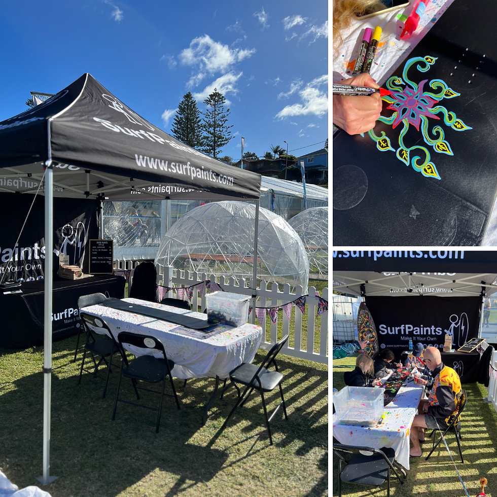 Having fun getting creative at the Kiama Winter Festival