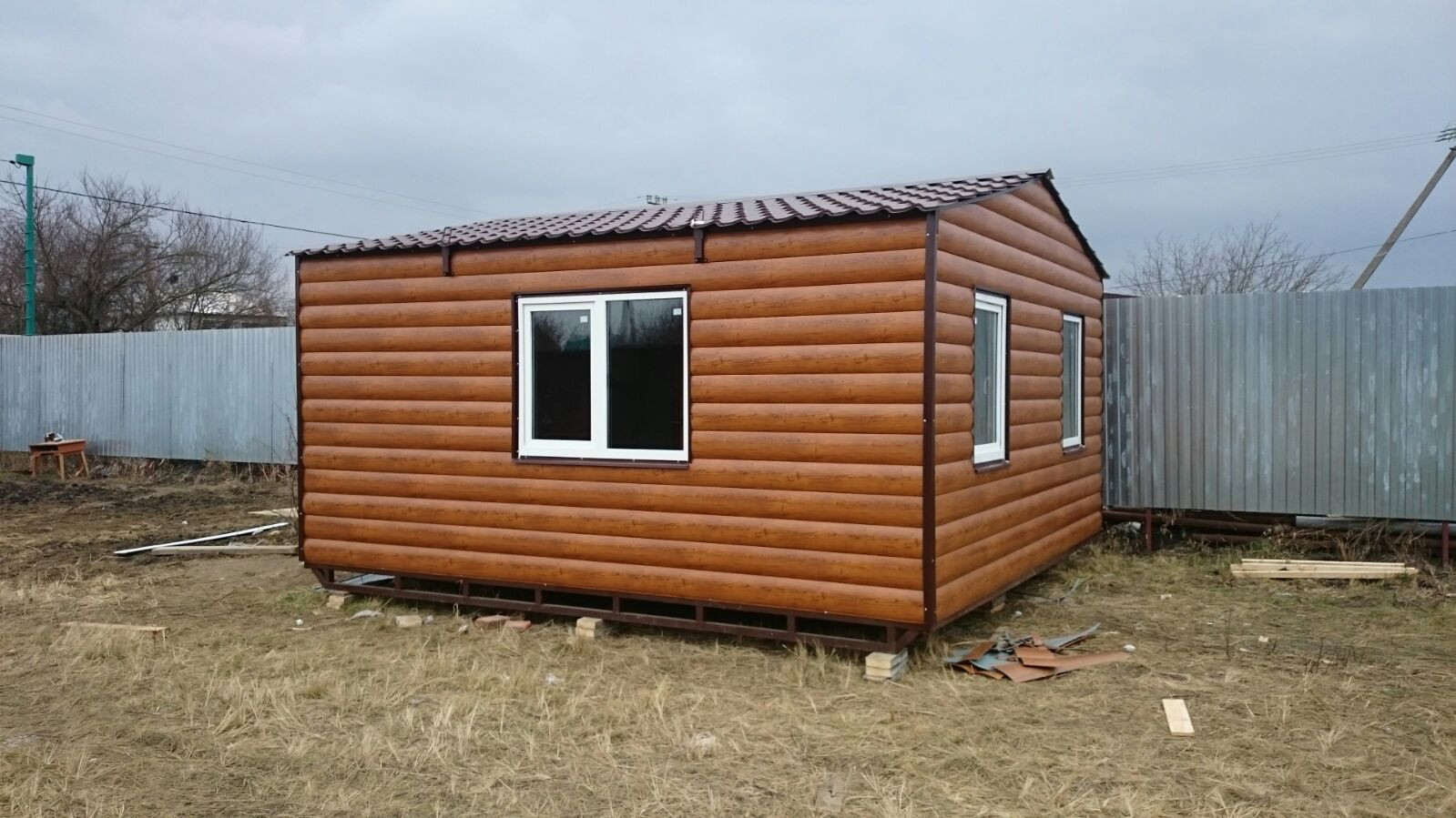 Дом бытовка на зиму