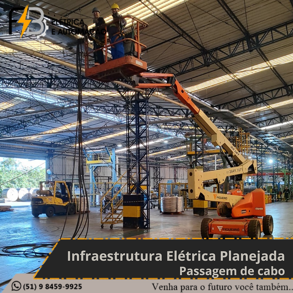 Infraestrutura elétrica industrial