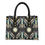 Thumbnail: Deco Sun Cats in Jewel Tones Women's Tote Bag With Black Handle