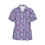 Thumbnail: Meowmaids in Purple Silk Pajama Set With Short Sleeve